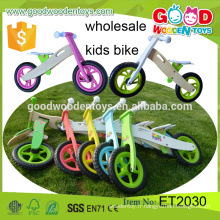 2015 Smart Kids Toy Handmade Vente en gros de vélo pour enfants, Vente chaude en bois Balance Bike for Kids